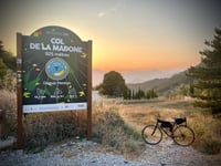 Col de la Madone de Gorbio von Menton