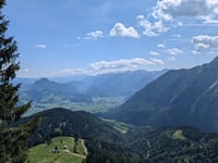 Rossfeld Panoramastrasse da Unterau via Oberau