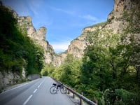 Valberg / Col de Sainte Anne from Pont de Cians via Les Gorges du Cians