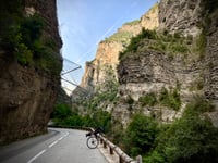 Valberg / Col de Sainte Anne from Pont de Cians via Les Gorges du Cians