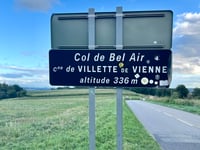 Col de Bel Air from Marennes