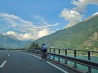 Paso de Bernina desde Tirano