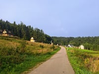 Falsztyn depuis Jezioro Czorsztyńskie
