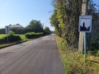 Blegny via Rue de la Fontaine