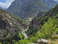 Route de la Viste desde Guillestre
