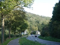 Schleibacher Hof depuis Broicher Bach par Würselener Strasse