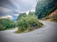 Mur de Courmettes from Le Prieuré