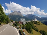 Colle Santa Lucia from Caprile