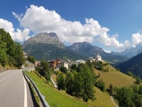 Colle Santa Lucia from Caprile