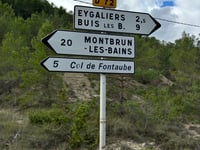 Col de Fontaube from Eygaliers