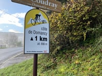 Côte de Domancy vanuit Domancy