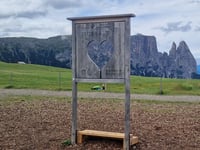 Alpe di Siusi from Lanzin
