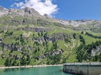 Lac de Tseuzier vanuit Sion