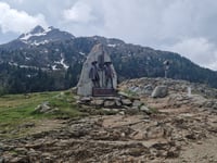 Staller Sattel / Passo Stalle vanuit Huben