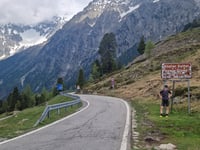 Staller Sattel / Passo Stalle vanuit Huben
