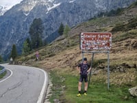 Staller Sattel / Passo Stalle vanuit Huben