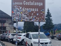 Passo Costalunga / Karerpass vanuit Vigo di Fassa