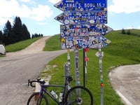 Passo Brocon from Castello Tesino