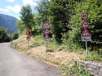 Monte Grappa von Seren del Grappa über Chiesa Nuova
