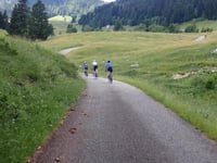 Monte Grappa von Seren del Grappa über Chiesa Nuova