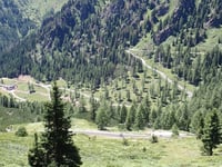 Passo Manghen von Castelnuovo über Telve