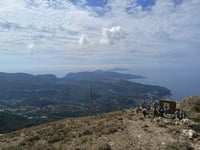 Monte Faito / Santuario di San Michele Arcangelo from Castellammare di Stabia