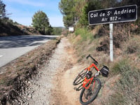 Col de Saint-Andrieu desde Figanières -Le Thronnet