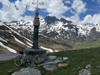 Col de la Croix-de-Fer from Barrage du Verney / Allemont