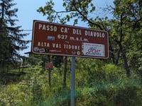 Passo di Ca' del Diavolo da Pecorara