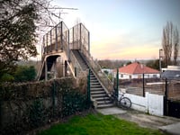 Rue du Pont von Chennevières sur Marne über Rue d’Houin