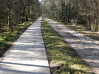 Jutberg über Weg langs de Heesch