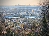 Montée de la Croix-Blanche depuis Hôpital pour enfants de Margency
