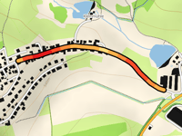 Abt-Häfele-Strasse from Oberndorf