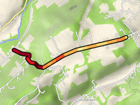 Adamic Hill Road from Musconetcong River