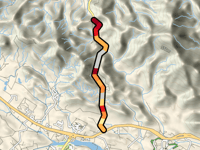 Al Huwailat Road desde Hatta Fort