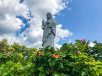 Áldó Krisztus szobor da Tarcal