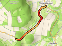 Allmuthshäuser Berg da Allmuthshausen