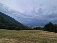 Alpages de Menthières vanuit Bellegarde-sur-Valserine