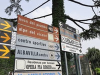 Alpe del Vicerè von Albavilla über Via Ai Monti