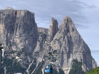 Alpe di Siusi from Lanzin