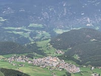 Alpe di Siusi from Lanzin