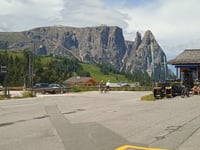 Alpe di Siusi from Lanzin