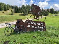 Alpe di Siusi from Lanzin