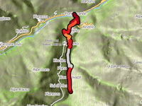 Alpe Giavine da Pontegrande via Via Guattani