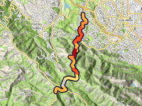 Alpine Road da Palo Alto Hills