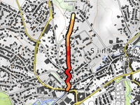 Alsemberg / Kerkenberg via Oude Postweg