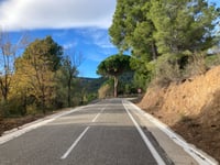 Coll de les Llebres from Maspujols