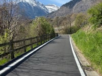 Alte Landstrasse depuis Ponte Sull'Adige