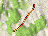 Alte Wohlerstrasse von Niederwil