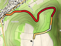 Altenbergstrasse von Wittnau